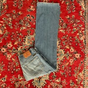 Lucky Brand EASY RIDER Button Fly Womens Distressed Jeans 30/30
